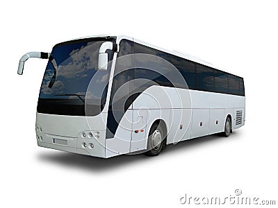 Tour bus Stock Photo
