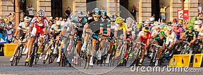 Tour de France Pelloton Editorial Stock Photo