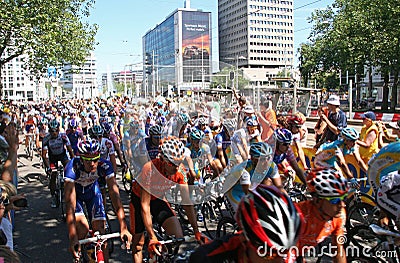 Tour de France Rotterdam Editorial Stock Photo