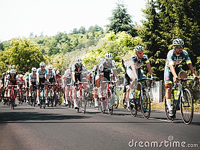 Tour de Hongrie bycicle competition Editorial Stock Photo