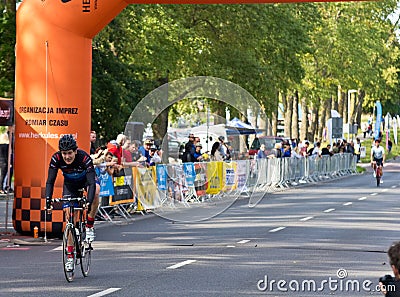 Tour de Koszalin an amateur cycling race September winner Tomasz Marzec Editorial Stock Photo
