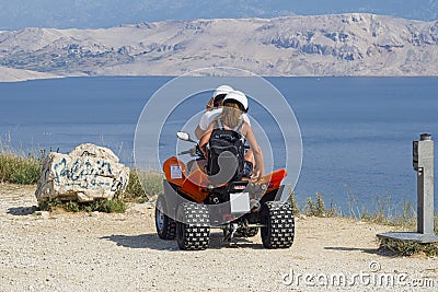 Quad tour Stock Photo