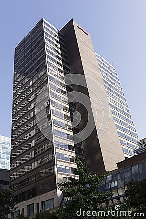 Tour Rogers skyscraper, Montreal, Quebec Editorial Stock Photo