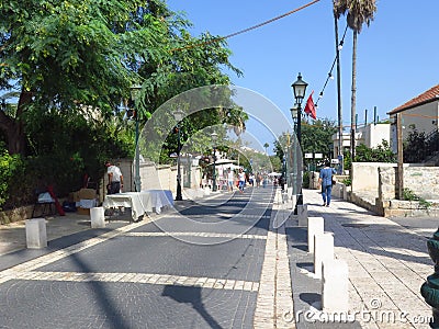 A tour of the streets of Zichron Yaacov Editorial Stock Photo