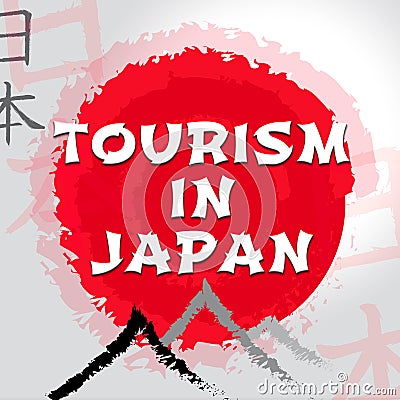 Tourism In Japan Shows Japanese Travel Or Tours Stock Photo