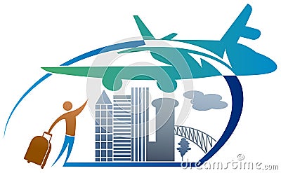 Tourism logo Vector Illustration