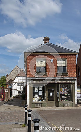 Tourism Office in Romsey, England, UK Editorial Stock Photo