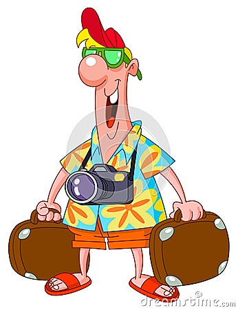 Tourist Vector Illustration