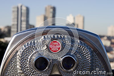 Tourist Binoculars 3 Stock Photo