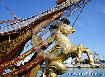 Tourist boat Stock Photo