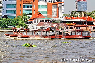 Boat Services On Chao Praya River, Bangkok, Thailand Editorial Stock Photo