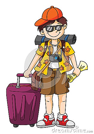 Tourist Vector Illustration