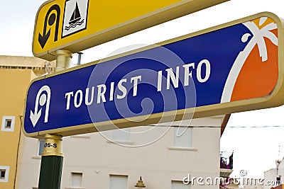 Tourist Information Stock Photo