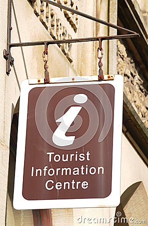 Tourist information centre Stock Photo