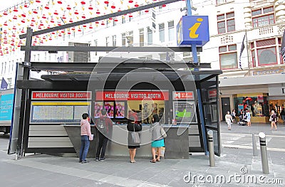 Tourist information centre Melbourne Australia Editorial Stock Photo