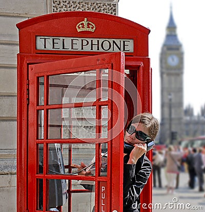 Tourist in London Stock Photo