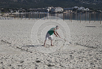 Seniors winter holidays in mallorca Editorial Stock Photo