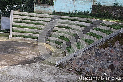 Tourist seating in Bandung's Stock Photo