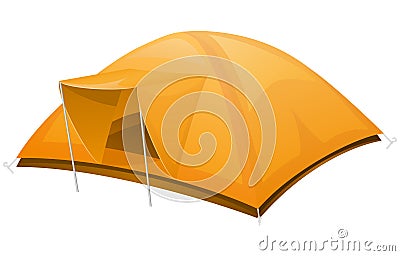 Tourist tent vector illustration Vector Illustration