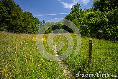 Tourist Trail in Croatia Stock Photo