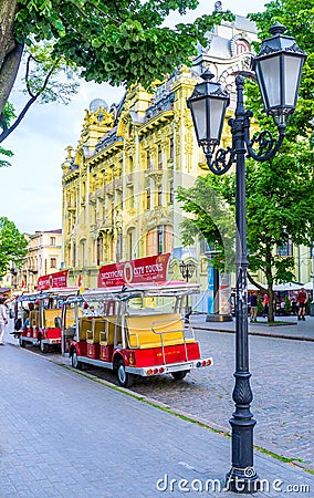 The tourist train Editorial Stock Photo