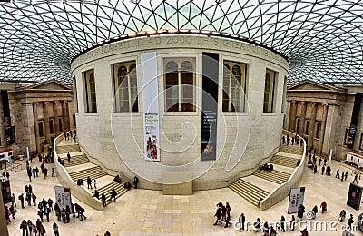 18 november 2017 view of tourist visiting british history museum london Editorial Stock Photo
