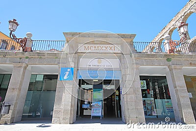 Tourist visitor information office Segovia Spain Editorial Stock Photo