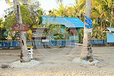 Touristic village Arborek Editorial Stock Photo