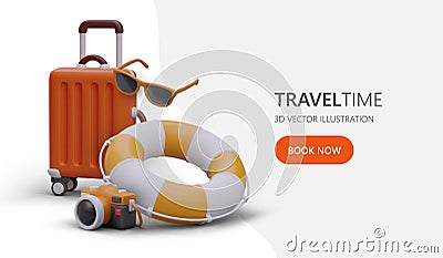 Tours for companies, couples, single people. Selection of optimal recreation program Vector Illustration