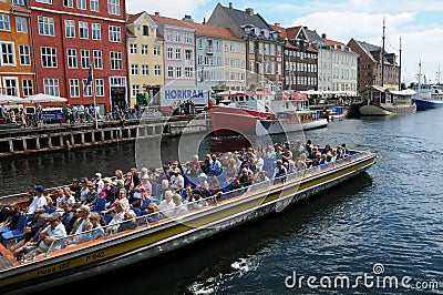 TOUSTS LIFE AT NHAVN CANAL Editorial Stock Photo