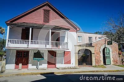 Tovar House - St. Augustine, FL Stock Photo