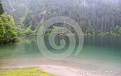 Tovel Lake, Dolomites Stock Photo