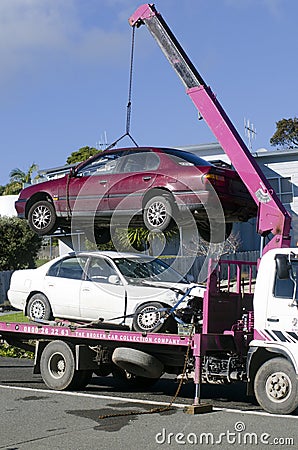 Tow truck Editorial Stock Photo