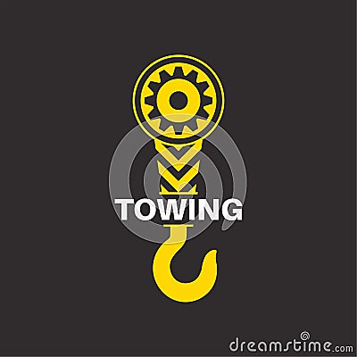 Tow truck icon Vector Illustration