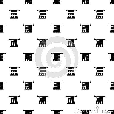 Towel on a hanger pattern vector Vector Illustration