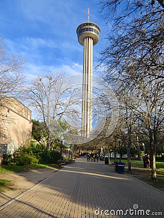 Tower Of The Americas in San Antonio, Texas Editorial Stock Photo