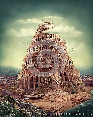 Tower of Babel Stock Photo