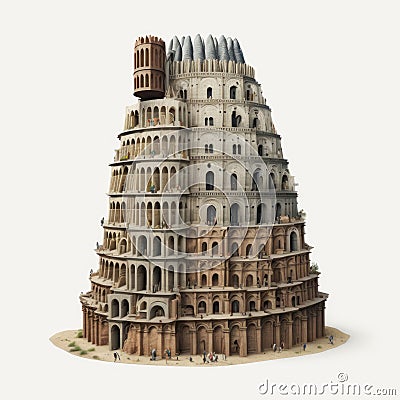 The Tower of Babel Stock Photo