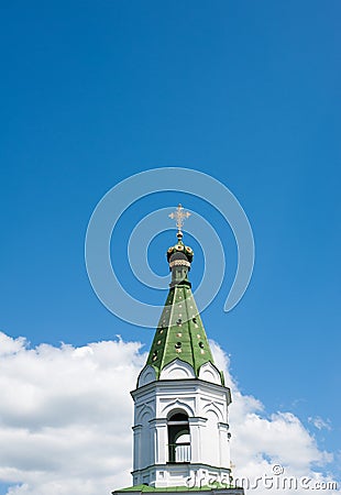 Tower bell The Church of the Holy Ghost Stock Photo