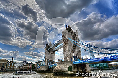 Tower Bridge Editorial Stock Photo