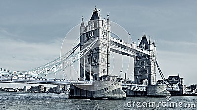 Tower Bridge in London, United Kingdom Stock Photo