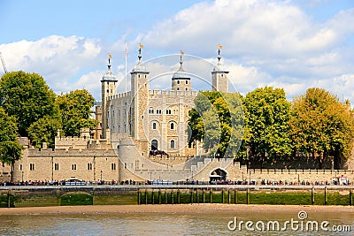 Tower Castle in London Stock Photo