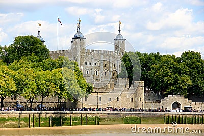 Tower Castle in London Stock Photo