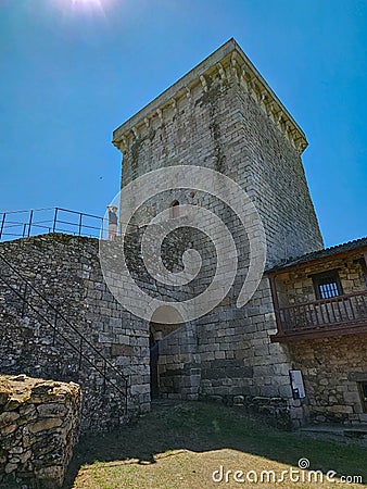 Tower of a castle Stock Photo