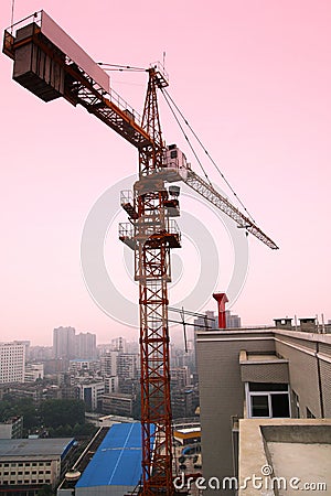 Tower crane Stock Photo