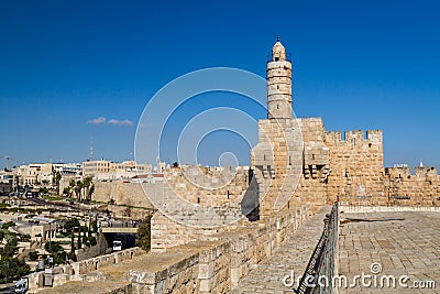 The Tower of David, Jerusalem Citadel Editorial Stock Photo