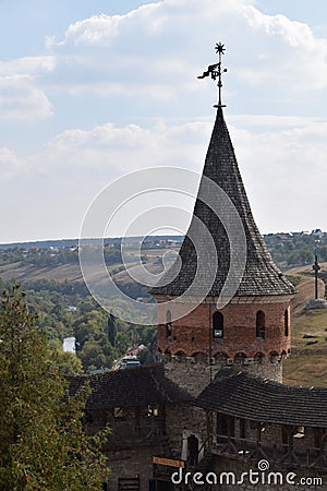 Tower of defense fortress Stock Photo