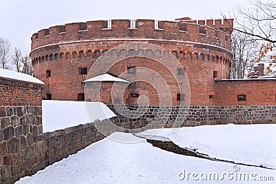 Tower of Der Dona, now museum of Amber. Editorial Stock Photo