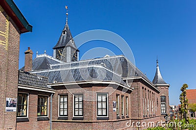 Tower of the former town hall of Urk Editorial Stock Photo