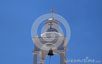 Tower of Holy Monastery of Saint Philimon Stock Photo